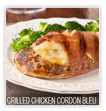 Grilled Chicken Cordon Bleu